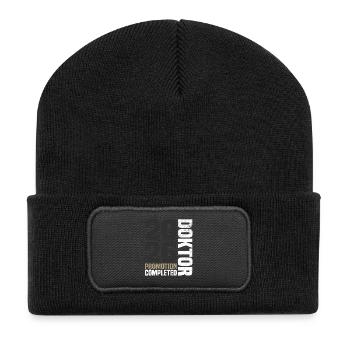 Doctor 2026 - Recycled Patch Beanie - black - Front