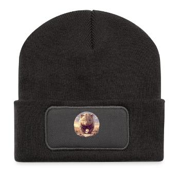 Wombats Wombat - Recycled Patch Beanie - dark grey - Front