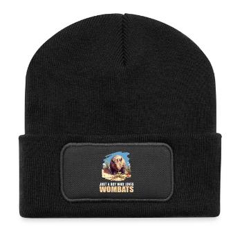 Wombats Wombat - Recycled Patch Beanie - black - Front