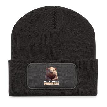 Wombats Wombat - Recycled Patch Beanie - dark grey - Front