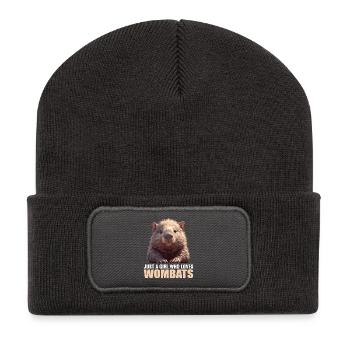 Wombats Wombat - Recycled Patch Beanie - dark grey - Front
