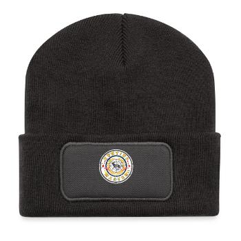 Maître de la chasse : humour pour les traqueurs de trophées qualifiés - Beanie recyclé à patch - charbon - Devant