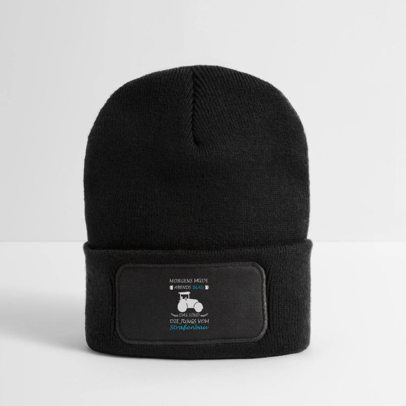 Road Construction Road Builder Construction Workers Recycled Patch Beanie