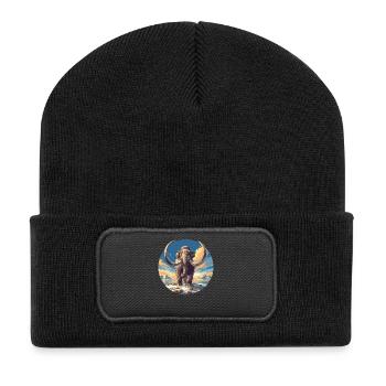 Mammouths Mammouth - Beanie recyclé à patch - noir - Devant
