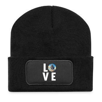 Mammouths Mammouth - Beanie recyclé à patch - noir - Devant