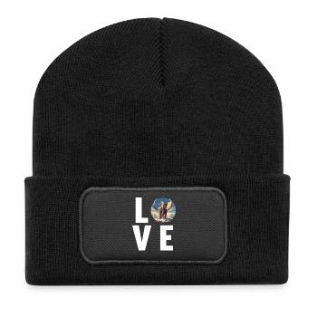 Mammouths Mammouth - Beanie recyclé à patch - noir - Devant