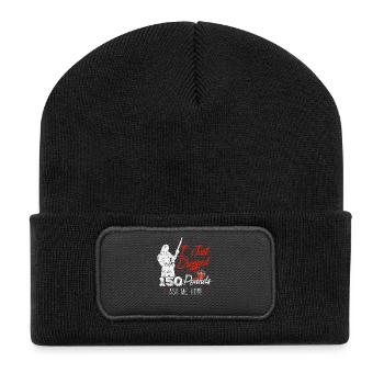 Dropped a Buck Hunting Humor for Funny Outdoorsmen - Recycled Patch Beanie - black - Front