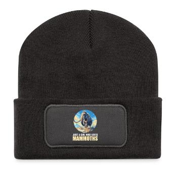 Mammouths Mammouth - Beanie recyclé à patch - charbon - Devant