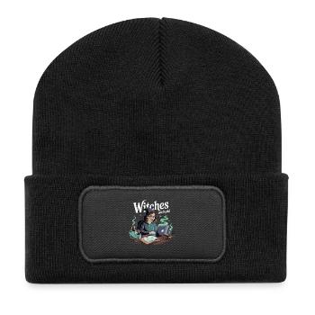 Les sorcières sont de retour Ordinateur portable - Beanie recyclé à patch - noir - Devant