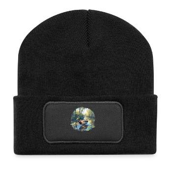 Ducks Duck - Recycled Patch Beanie - black - Front