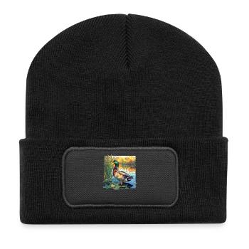 Ducks Duck - Recycled Patch Beanie - black - Front