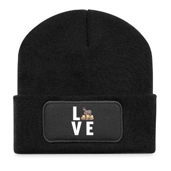 Zebras Zebra - Recycled Patch Beanie - black - Front