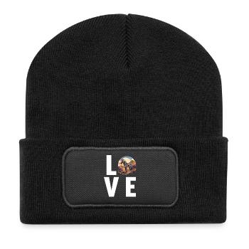 Zebras Zebra - Recycled Patch Beanie - black - Front