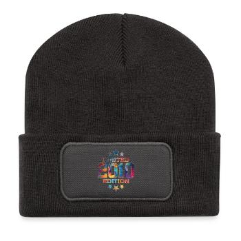 ÉDITION LIMITÉE 2010 16E ANNIVERSAIRE - Beanie recyclé à patch - charbon - Devant