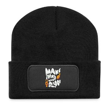 Make Every Day A Good One - Recycled Patch Beanie - black - Front