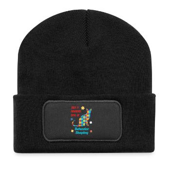 Be Kind – Autism Awareness - Recycled Patch Beanie - black - Front