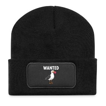 Gesucht Möwe Eiscreme Abenteuer - Beanie recyclé à patch - noir - Devant