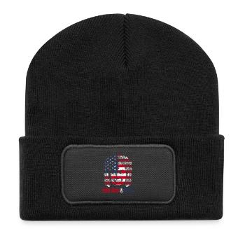 Cambodge Cambodgien, Khmérican & Fier - Beanie recyclé à patch - noir - Devant