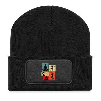 Yoga - Recycled Patch Beanie - black - Front