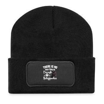 There is no such thing as enough Schipperkes - Recycled Patch Beanie - black - Front