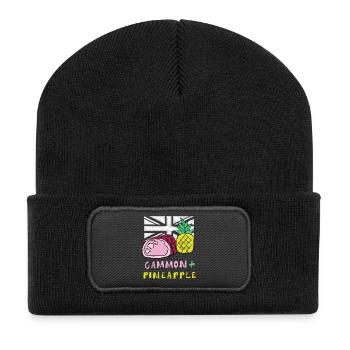 Gammon Pineapple Pop Art Tee - Recycled Patch Beanie - black - Front