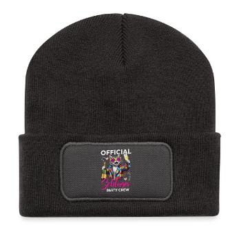 Official Schlager Party Crew - Recycled Patch Beanie - dark grey - Front