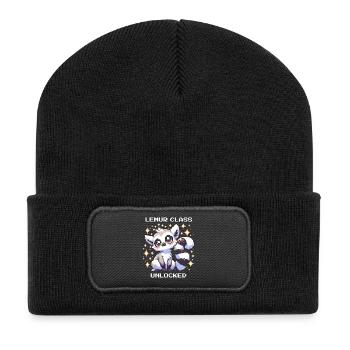 Lemur Class Unlocked | RPG, Leveling - Recycled Patch Beanie - black - Front