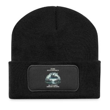 Zone découverte : Ruines de la ville bugged - Beanie recyclé à patch - noir - Devant