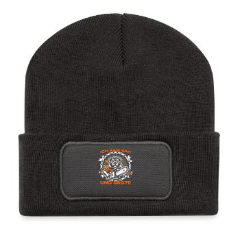 Wood Making Chainsaw Lumberjack Lumberjack Lumberjack - Recycled Patch Beanie - dark grey - Front