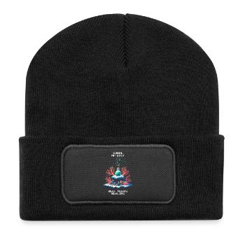 Lost Coral XP | Coral Reef, Marine Conservation - Recycled Patch Beanie - black - Front