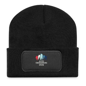 Crossing the Alps 2026 - Hiking - Recycled Patch Beanie - black - Front