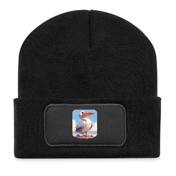 Pelicans Pelican - Recycled Patch Beanie - black - Front