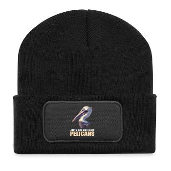 Pelicans Pelican - Recycled Patch Beanie - black - Front