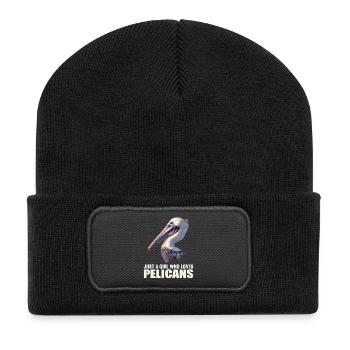 Pelicans Pelican - Recycled Patch Beanie - black - Front
