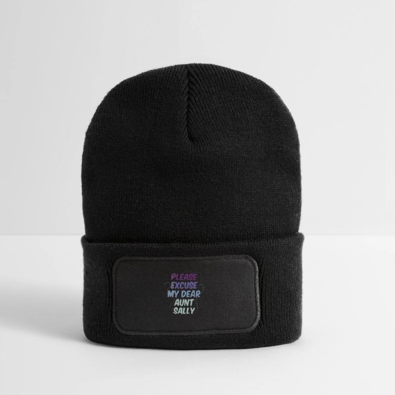 Math Nerd Students University Professor Mathematics Recycled Patch Beanie