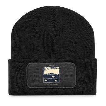 Psaume 23 Le Seigneur est mon berger - Beanie recyclé à patch - noir - Devant