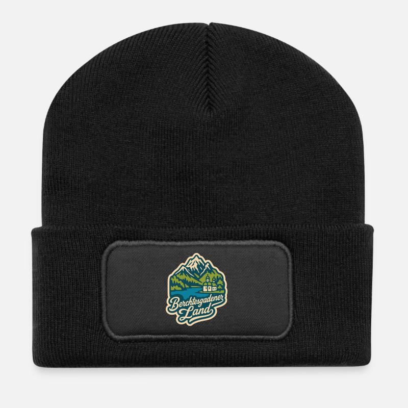 Berchtesgadener Land - Recycled Patch Beanie - black