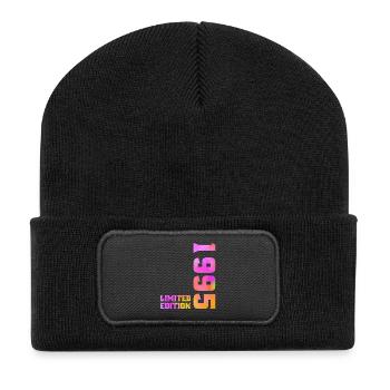 1995 Limited Edition Anniversary Original Gift - Recycled Patch Beanie - black - Front