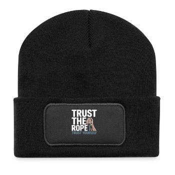 Escalade Escalade en montagne Mousqueton Bloc - Beanie recyclé à patch - noir - Devant