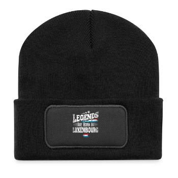 Luxembourg Anniversaire - Beanie recyclé à patch - noir - Devant