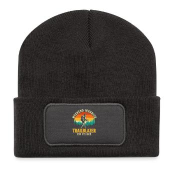 Weekend Warrior Trailblazer Funny Hiking Adventure - Recycled Patch Beanie - dark grey - Front