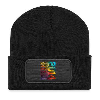 LIMITED EDITION 2014 12 JAHRE 12. GEBURTSTAG - Recycelte Patch Beanie - Schwarz - Vorne