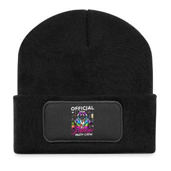Official Schlager Party Crew - Recycled Patch Beanie - black - Front