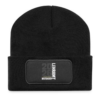 1er examen d’État Formation des enseignants 2026 - Beanie recyclé à patch - noir - Devant
