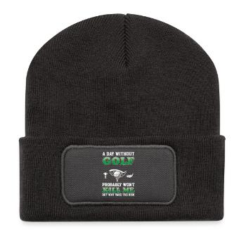 gulf - Recycled Patch Beanie - dark grey - Front