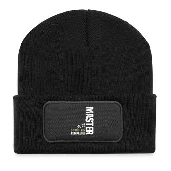 Master's degree 2026 - Recycled Patch Beanie - black - Front