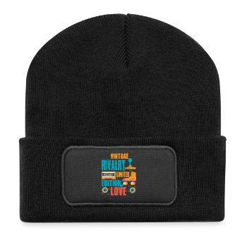 Sibling Rivalry Brother Sister - Recycled Patch Beanie - black - Front