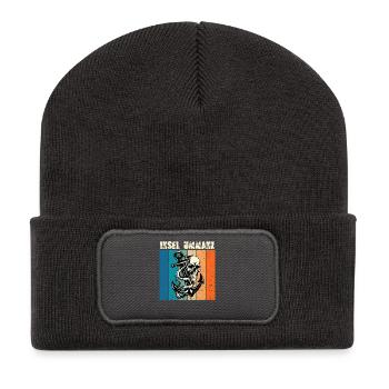 Vacances Mer Baltique Ile UMMANZ Souvenier Drôle - Beanie recyclé à patch - charbon - Devant