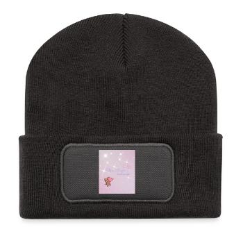 Shine Bright – Be Your Own Light - Recycled Patch Beanie - dark grey - Front