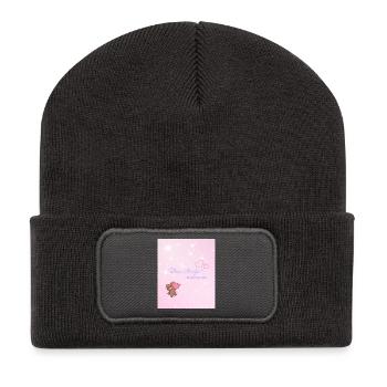 Shine Bright – Be Your Own Light - Recycled Patch Beanie - dark grey - Front